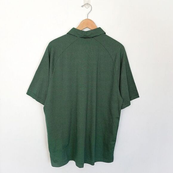 Brooks Brothers 346 Men’s Green and Navy Stripe Embroidered Gold Floss, Sheep, N - Picture 2 of 9